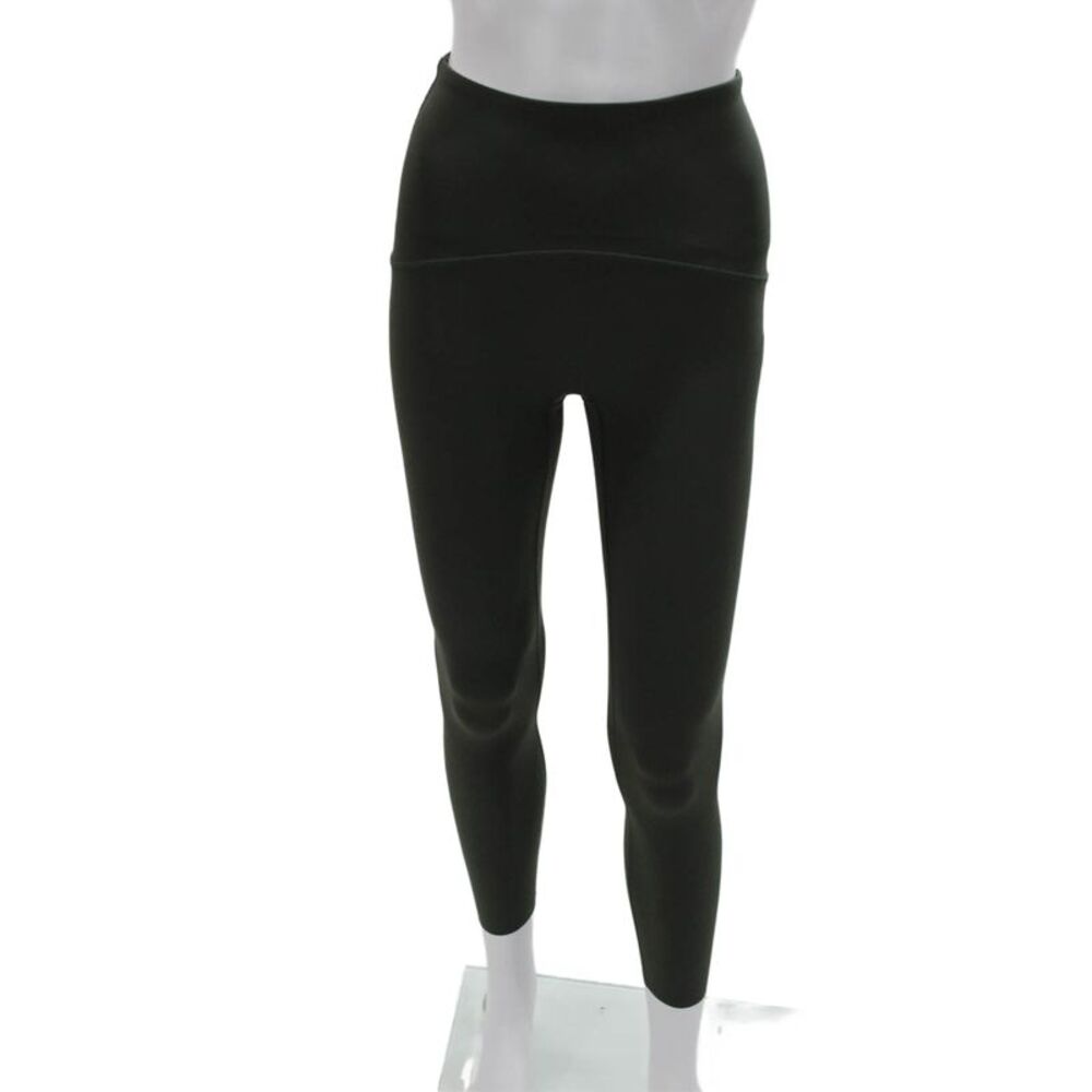 Spanx Womens Ankle Leggings Green Size XS